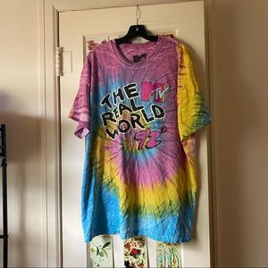 The real world tie dye tee